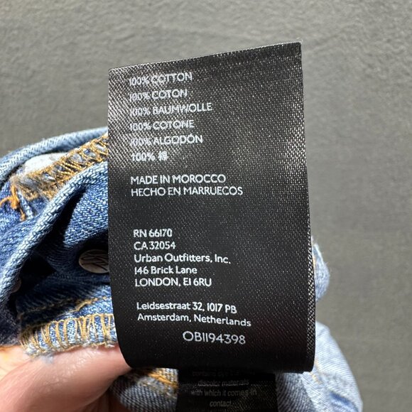 We The Free Denim Overalls Size Small 100% Cotton Women’s Distressed - Picture 7 of 9